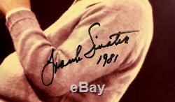 Authentique Frank Sinatra Autographié 11x14 Photo Grand Format One Of A Kind
