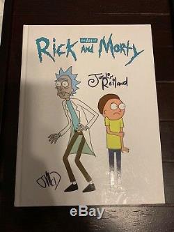 Autographié Par Justin Roiland Premier Imprimé Rick Et Morty Art Book One Kind Ofa