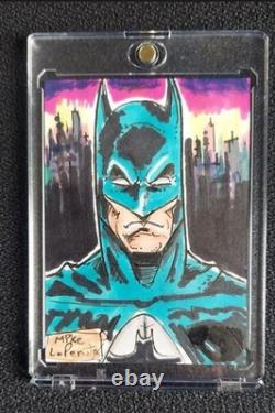 BATMAN carte croquis unique en son genre par Mike LaPeruta 1/1
