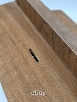 Banque de porte de bureau de poste faite à la main, unique en son genre, avec boîte en bois, art populaire vintage