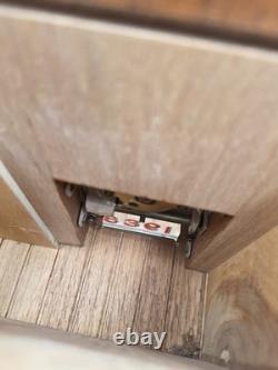 Banque de porte de bureau de poste faite à la main, unique en son genre, avec boîte en bois, art populaire vintage
