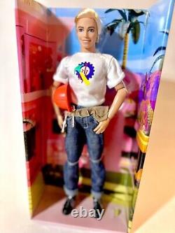 Barbie Le Film Poupée de Collection Ken Est Ken de la Construction. NOUVEAU! Lire d'abord.