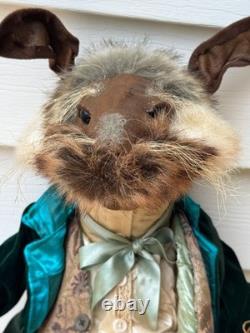 Bethany Lowe 32 Lapin Anglais Unique En Son Genre Art Populaire Livraison Gratuite