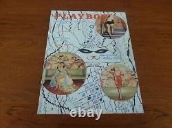 Bettie Page Signée Centreplié Vintage Janvier 1955 Playboy Rare Unique