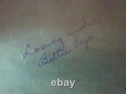 Bettie Page Signée Centreplié Vintage Janvier 1955 Playboy Rare Unique