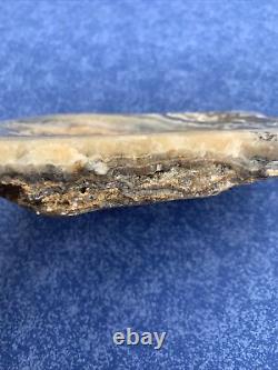 Bol peu profond en onyx marron - Une pièce unique en pierre solide naturelle de forme libre (OOAK)