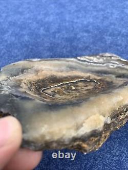 Bol peu profond en onyx marron - Une pièce unique en pierre solide naturelle de forme libre (OOAK)