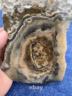 Bol peu profond en onyx marron - Une pièce unique en pierre solide naturelle de forme libre (OOAK)
