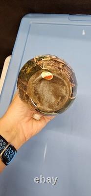 Bouteille de vin vintage unique en son genre avec étui extérieur en cuir