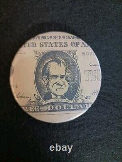 Bouton du Président Nixon Ultra Rare et Unique