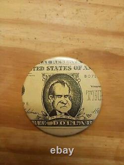 Bouton du Président Nixon Ultra Rare et Unique