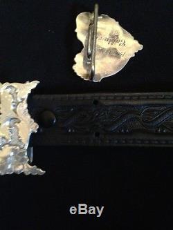 Bridon En Argent Sterling Vtg, Pièce Unique En Son Genre Floyd Caldwell