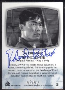 CARTE D'AUTOGRAPHES UNIQUE EN SON GENRE Twilight Zone L'ENCONTRE réalisateur Rittenhouse