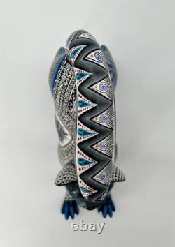 CHAT - Magnifique pièce unique en bois sculptée à la main, ALEBRIJE d’Oaxaca, Mexique