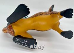 CHIEN - Magnifique alebrije en bois sculpté à la main, unique en son genre, provenant d'Oaxaca, Mexique