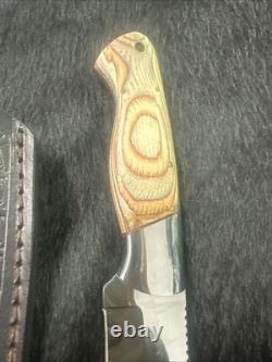 COUTEAU DE CHASSE FAIT À LA MAIN UNIQUE D2 PERSONNALISÉ PAR APOCALYPSE KNIVES USA