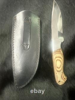 COUTEAU DE CHASSE FAIT À LA MAIN UNIQUE D2 PERSONNALISÉ PAR APOCALYPSE KNIVES USA