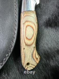 COUTEAU DE CHASSE FAIT À LA MAIN UNIQUE D2 PERSONNALISÉ PAR APOCALYPSE KNIVES USA
