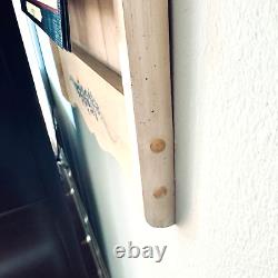Calendrier mural cadre en bois massif étagère 13,75 L x 25 P fleurs s'adapte à Lang