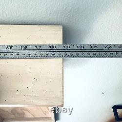 Calendrier mural cadre en bois massif étagère 13,75 L x 25 P fleurs s'adapte à Lang