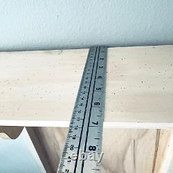 Calendrier mural cadre en bois massif étagère 13,75 L x 25 P fleurs s'adapte à Lang