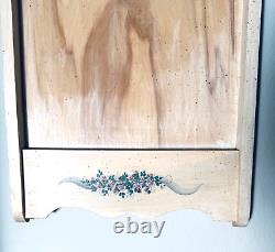 Calendrier mural cadre en bois massif étagère 13,75 L x 25 P fleurs s'adapte à Lang