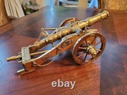Canon miniature fait main, pièce unique, réalisé par un maître artisan italien