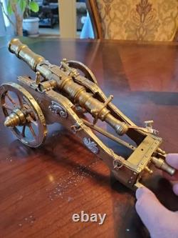 Canon miniature fait main, pièce unique, réalisé par un maître artisan italien
