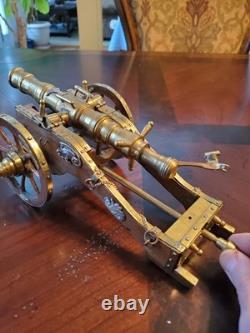 Canon miniature fait main, pièce unique, réalisé par un maître artisan italien