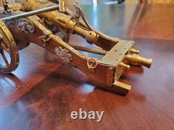 Canon miniature fait main, pièce unique, réalisé par un maître artisan italien