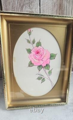 Carte de Saint-Valentin Rare Preuve Originale Unique des Années 1960 Société de Vœux Art