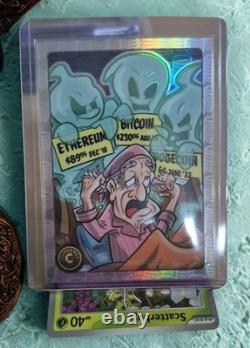 Cartesmiths FOMO 1/50 ! Carte de monnaie unique de l'artiste Zahler