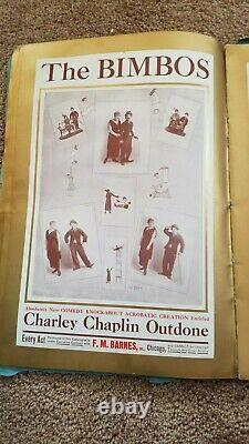 Catalogue de réservation de cirque unique en son genre de 1916 Saint Graal des numéros de cirque BARNES
