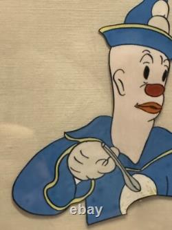 Célèbre KOKO Clown des années 1930, animation cel produit à la main, unique en son genre avec certificat d'authenticité