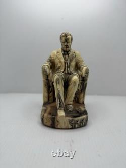 Céramique Vintage Abraham Lincoln Unique Fait Main
