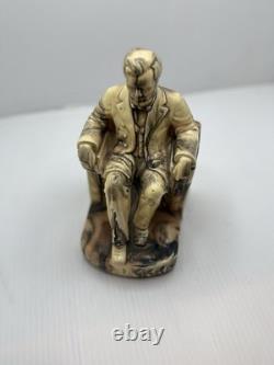 Céramique Vintage Abraham Lincoln Unique Fait Main
