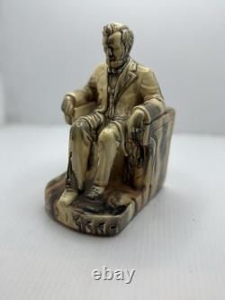 Céramique Vintage Abraham Lincoln Unique Fait Main