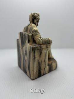 Céramique Vintage Abraham Lincoln Unique Fait Main