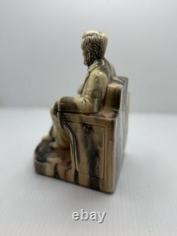 Céramique Vintage Abraham Lincoln Unique Fait Main
