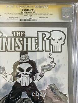 Cgc Punisher 1- Tue DC Universe! Rare D'un Genre! Signé Par Stan Lee! 9.8