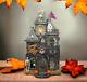 Château Hanté D'halloween Maison De Poupée Unique Peinte à La Main Décoration Effrayante