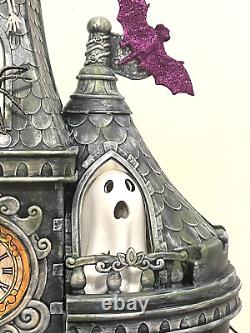 Château hanté d'Halloween Maison de poupée unique peinte à la main Décoration effrayante