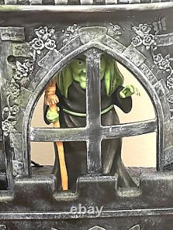 Château hanté d'Halloween Maison de poupée unique peinte à la main Décoration effrayante
