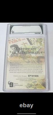 Cheveux rares d'Elvis Presley avec certificat d'authenticité, noté 10, objet de collection unique d'Elvis