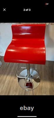 Coca-Cola - Unique en son genre, tabouret de bar vintage/rouge et blanc. RARE