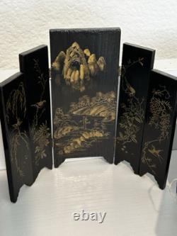 Collection Unique Vtg & Artisanale de Miniatures de Maison de Poupée - Meubles Inclus