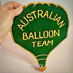 Collection Vintage D'une Équipe Australienne De Ballons À Air Chaud