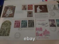 Collection de couvertures et de cartes de collection vintage de Vatican City des années 1950 à nos jours. Une collection unique en son genre A+.