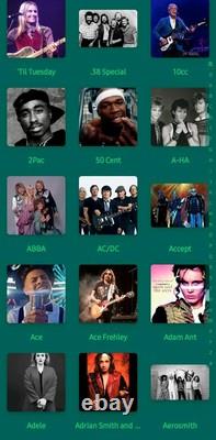 Collection de musique numérique unique en son genre. Plus de 23 000 chansons couvrant plus de 60 ans.