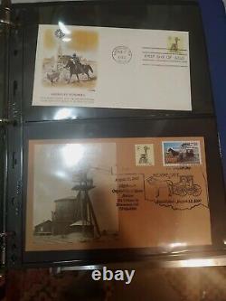 Collection mondiale de timbres et de couvertures thématiques sur les moulins à vent. Unique en son genre ! 1946+